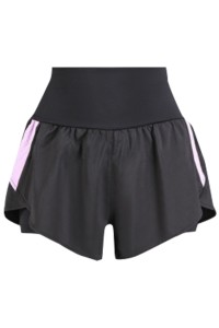 SKSP010 makes fast-drying women's sports shorts custom-made yoga running fitness anti-glare sports shorts stretch high waist sports shorts stores